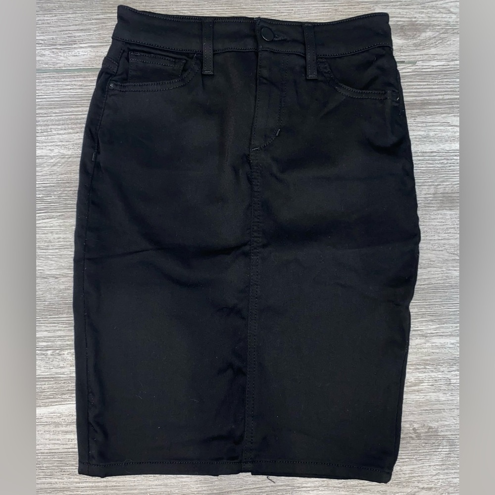 Joe's Jeans black midi skirt